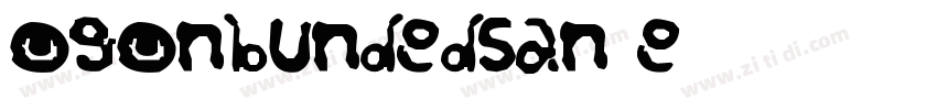 LogoSCUnbundedsan Re字体转换